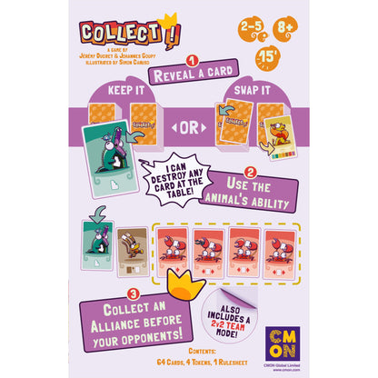 Collect! Card Game - Trò chơi thẻ bài chiến thuật động vật - CMON
