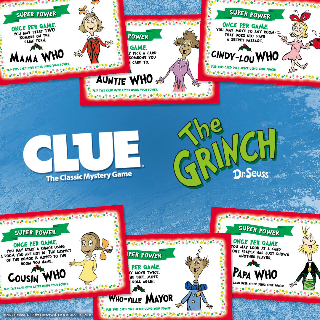 CLUE®: Grinch - Board Game Trinh Thám Giáng Sinh - The Op Games