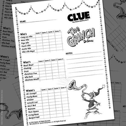 CLUE®: Grinch - Board Game Trinh Thám Giáng Sinh - The Op Games