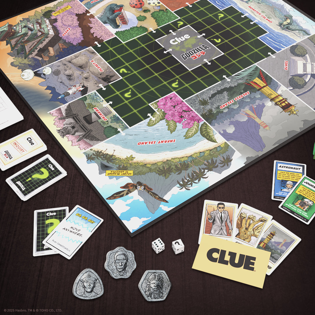 CLUE®: Godzilla - Trò chơi Board Game Trinh thám - The Op Games