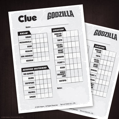 CLUE®: Godzilla - Trò chơi Board Game Trinh thám - The Op Games