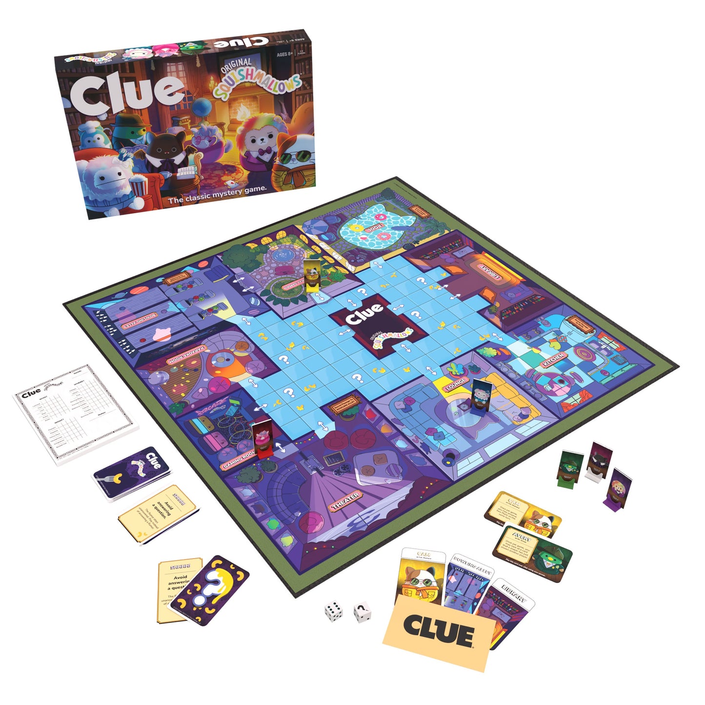 Clue®: Original Squishmallows™ - Board game giải đố tìm thủ phạm - The Op Games
