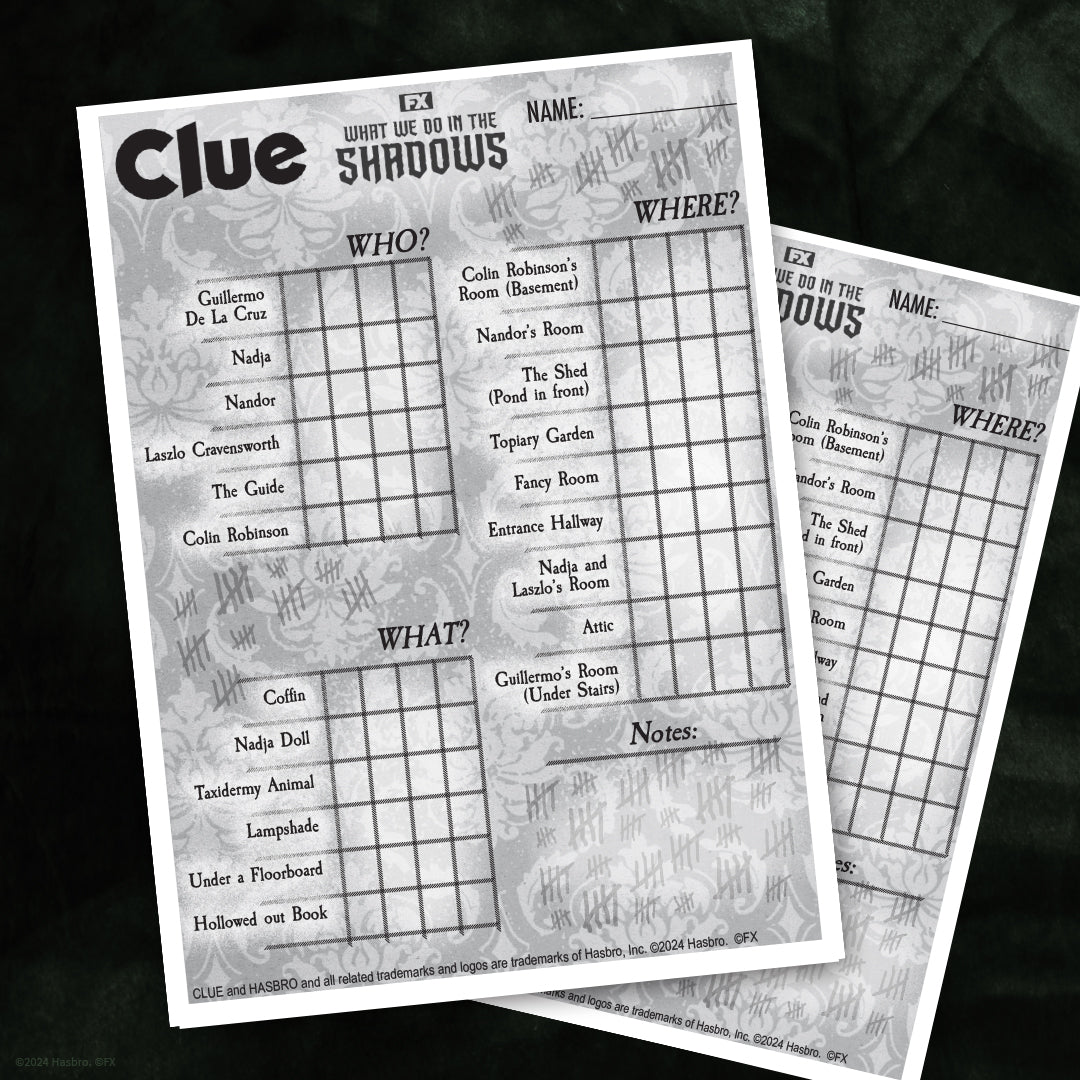 CLUE®: What We Do In The Shadows - Board Game Trinh Thám Kinh Dị - The Op Games