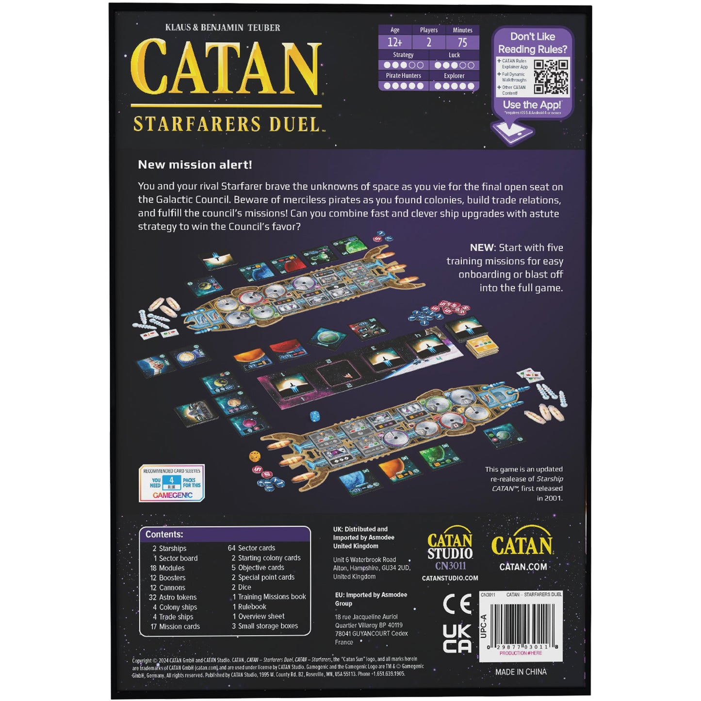 Catan Starfarers Duel - Board Game Khám Phá Không Gian 2 Người - CATAN Studio