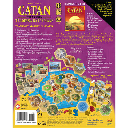 CATAN Traders & Barbarians Expansion - Bản mở rộng Board Game chiến thuật - Catan Studio