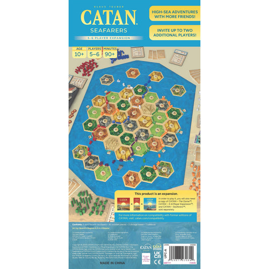 CATAN Seafarers 5-6 Player Board Game Extension (6th Edition) - Bản mở rộng cho 5-6 người chơi - Catan Studio