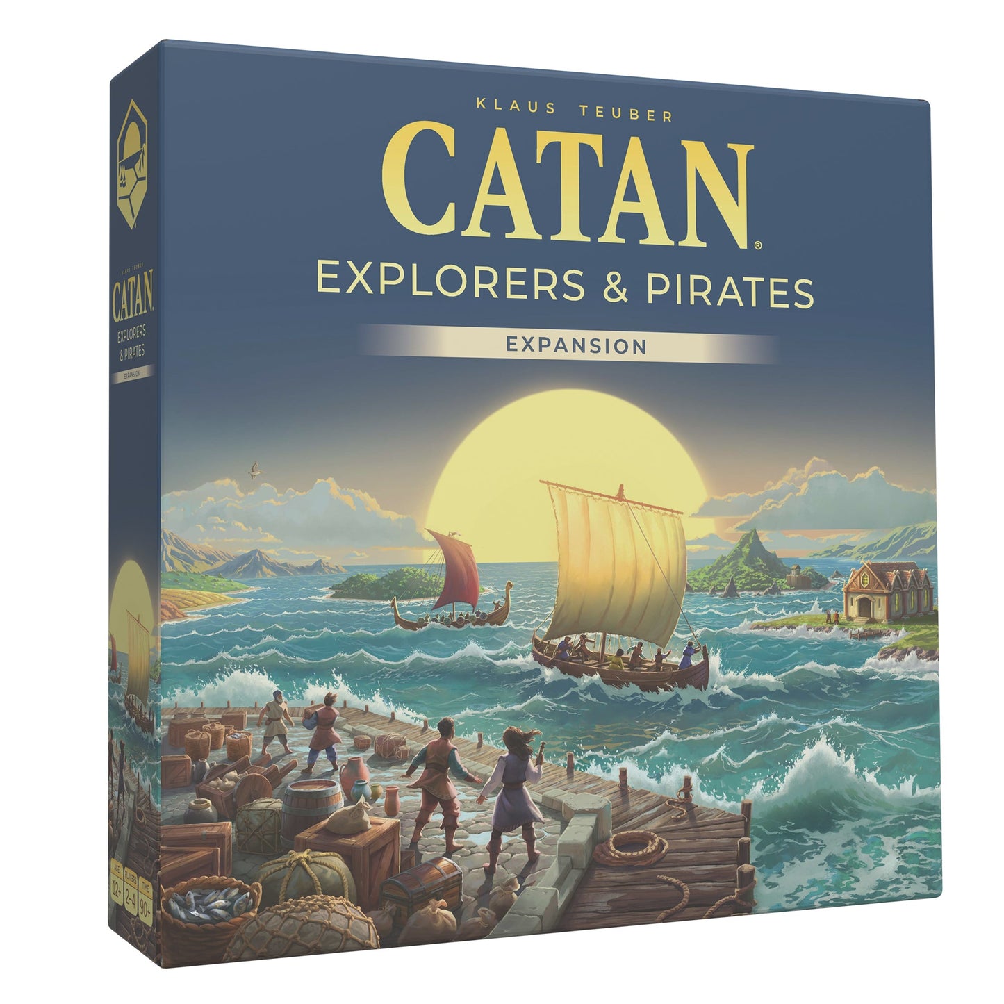 CATAN® – Explorers & Pirates Board Game Expansion - Bản mở rộng Board Game thám hiểm - Catan Studio