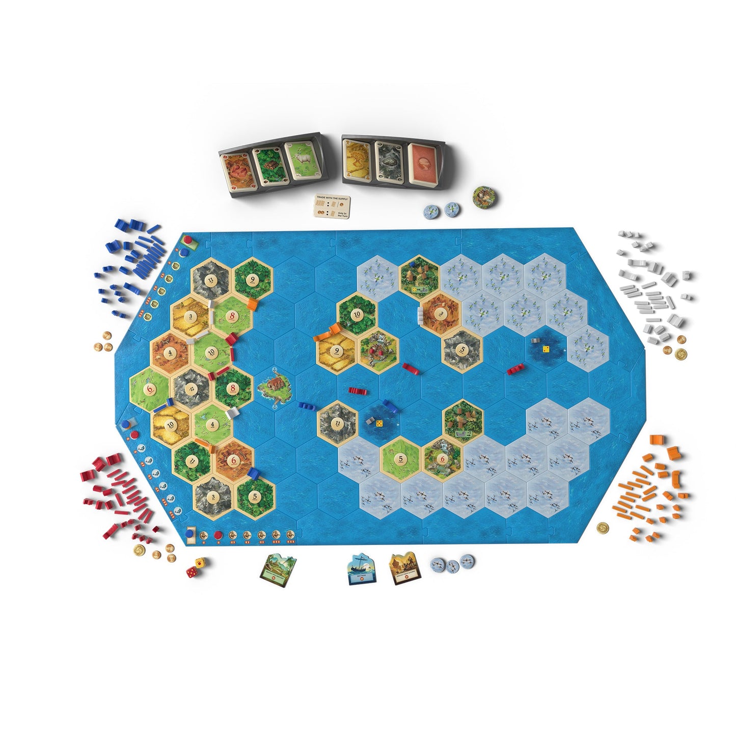 CATAN® – Explorers & Pirates Board Game Expansion - Bản mở rộng Board Game thám hiểm - Catan Studio