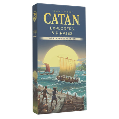 CATAN® – Explorers & Pirates 5-6 Player Board Game Expansion - Bản mở rộng 5-6 người chơi - Catan Studio