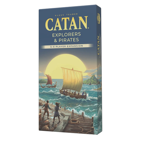 CATAN® – Explorers & Pirates 5-6 Player Board Game Expansion - Bản mở rộng 5-6 người chơi - Catan Studio