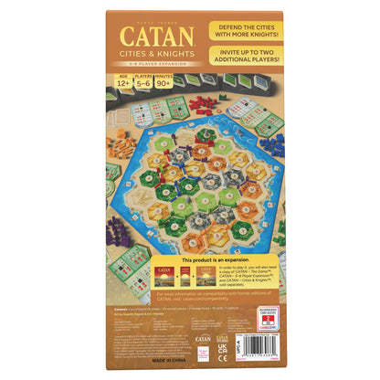 CATAN Cities & Knights 5-6 Player Extension (6th Edition) - Bản mở rộng trò chơi Board Game - Catan Studio