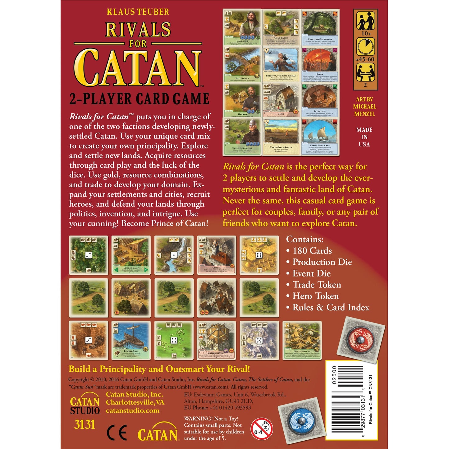 Rivals for CATAN Card Game - Board Game Chiến Thuật 2 Người - CATAN Studio