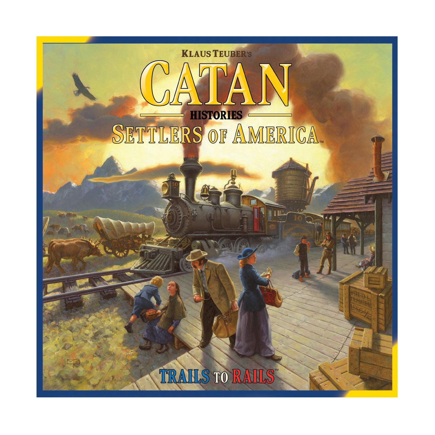 CATAN Histories Settlers of America - Trò chơi bàn cờ chiến thuật - Catan Studio