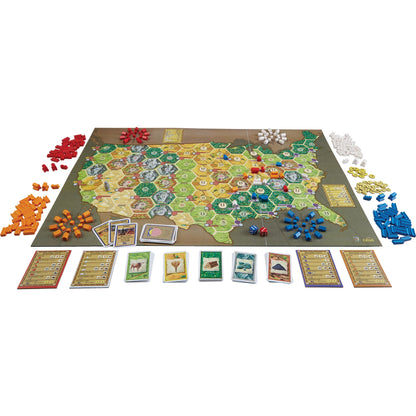 CATAN Histories Settlers of America - Trò chơi bàn cờ chiến thuật - Catan Studio