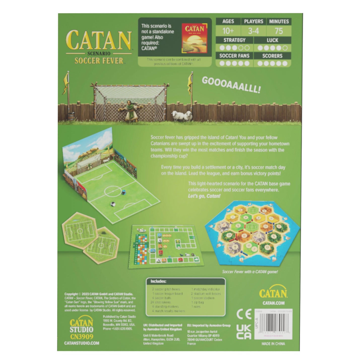CATAN Soccer Fever SCENARIO EXPANSION - Bản mở rộng trò chơi chiến thuật bóng đá - CATAN Studio