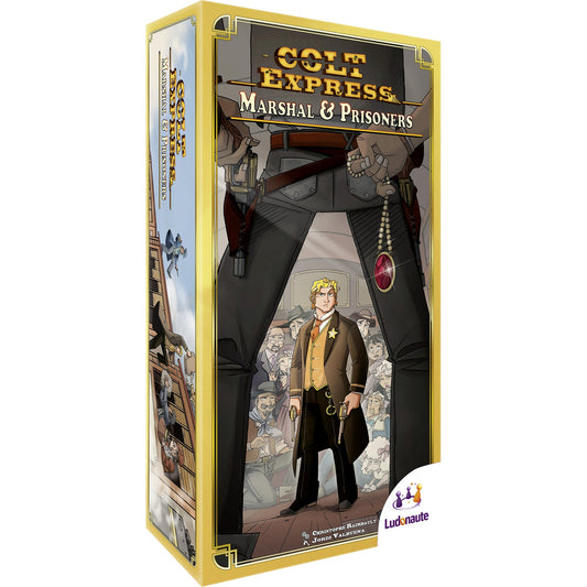 Colt Express Marshal & Prisoners Expansion - Bản mở rộng trò chơi cướp tàu - Ludonaute