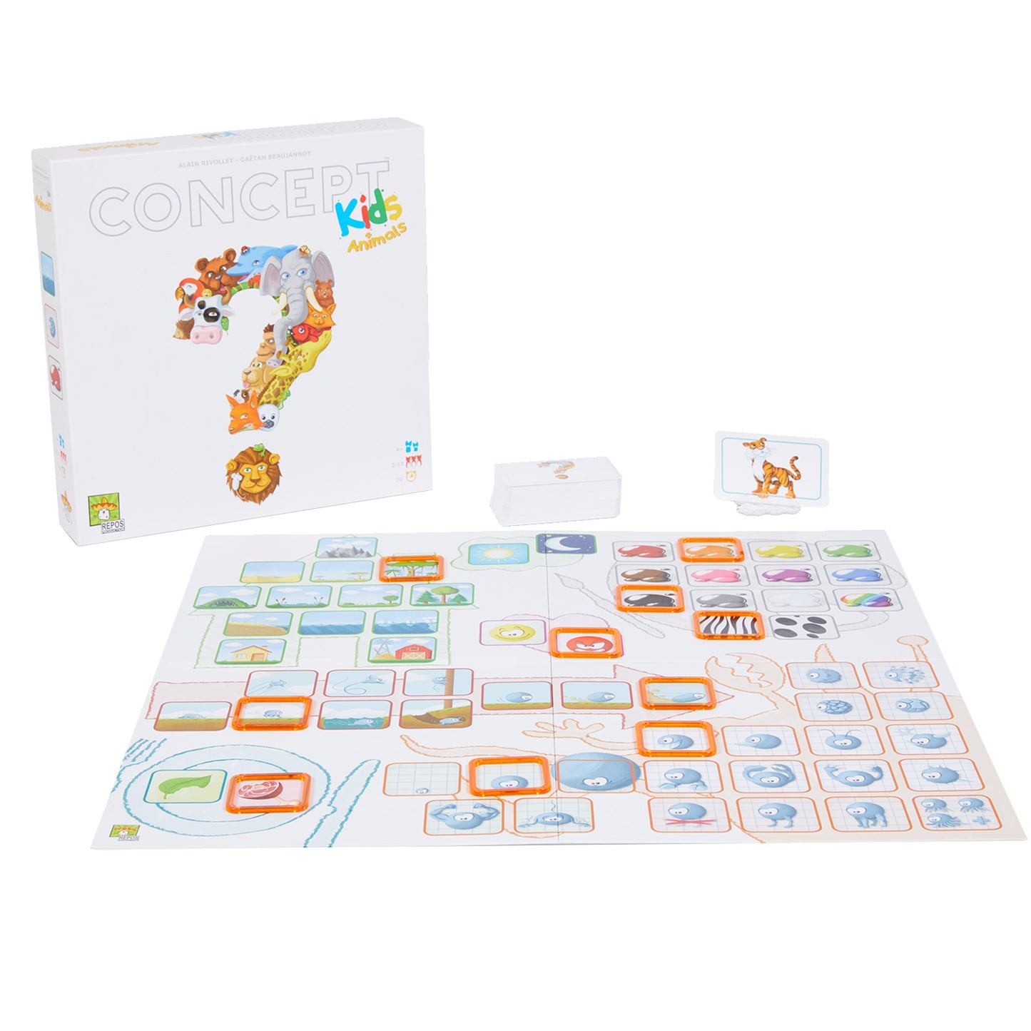 Concept Kids - Board game phỏng đoán động vật cho bé - Repos Production