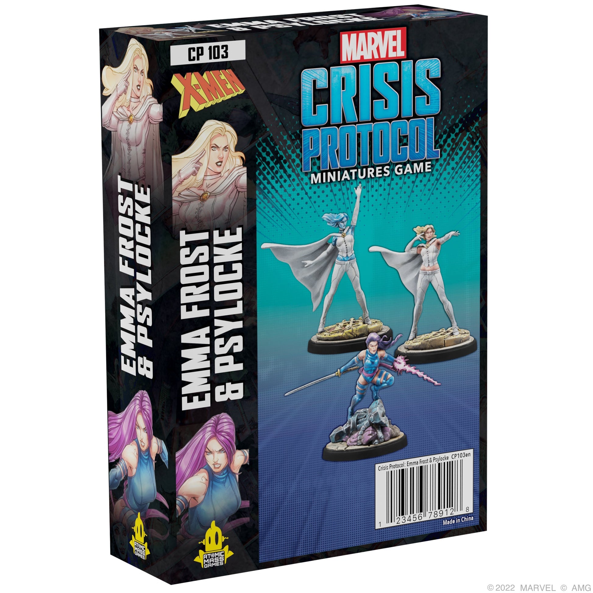 Marvel Crisis Protocol Emma Frost & Psylocke Character Pack - Bộ Mở Rộng Board Game Chiến Thuật - Atomic Mass Games - Hình ảnh sản phẩm