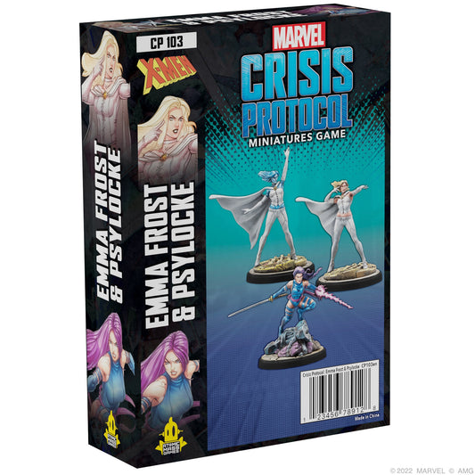 Marvel Crisis Protocol Emma Frost & Psylocke Character Pack - Bộ Mở Rộng Board Game Chiến Thuật - Atomic Mass Games - Hình ảnh sản phẩm