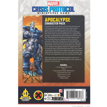 Marvel: Crisis Protocol - Apocalypse | Mô Hình Nhân Vật Chiến Thuật | Atomic Mass Games