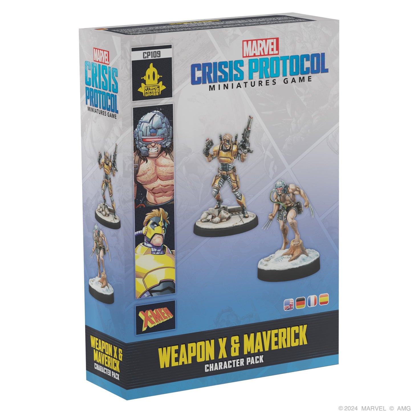 Marvel: Crisis Protocol - Weapon X & Maverick - Bộ Mô Hình Chiến Thuật - Atomic Mass Games - Hình ảnh sản phẩm