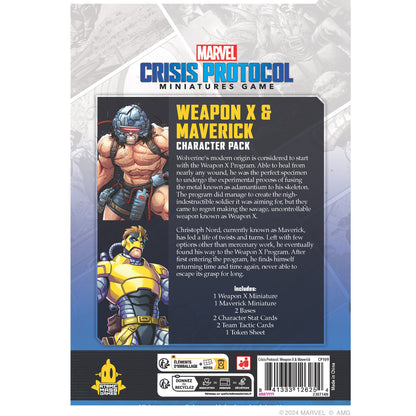 Marvel: Crisis Protocol - Weapon X & Maverick - Bộ Mô Hình Chiến Thuật - Atomic Mass Games - Hình ảnh chi tiết 2