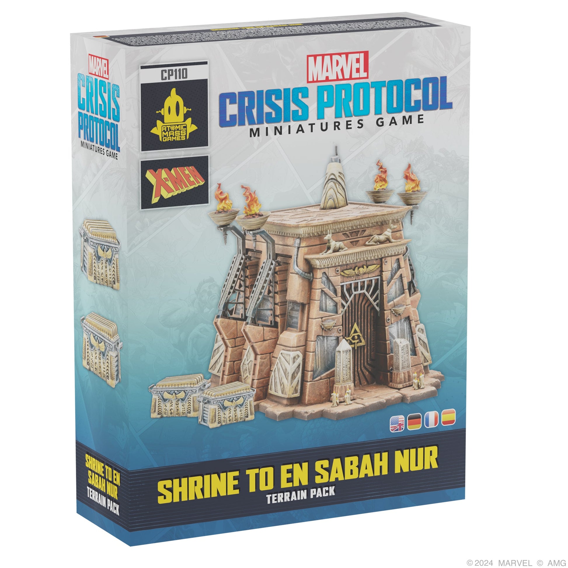 Marvel: Crisis Protocol - Shrine to En Sabah Nur Terrain Pack - Mô Hình Địa Hình Đền Thờ En Sabah Nur - Atomic Mass Games - Hình ảnh sản phẩm
