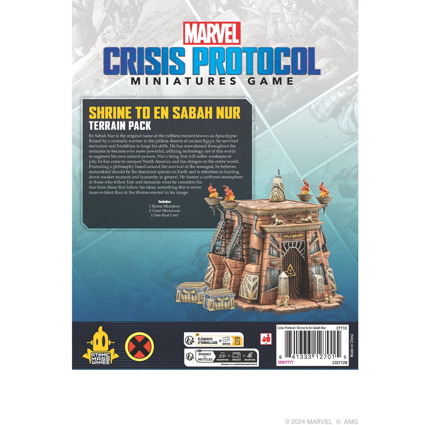 Marvel: Crisis Protocol - Shrine to En Sabah Nur Terrain Pack - Mô Hình Địa Hình Đền Thờ En Sabah Nur - Atomic Mass Games - Hình ảnh chi tiết 2