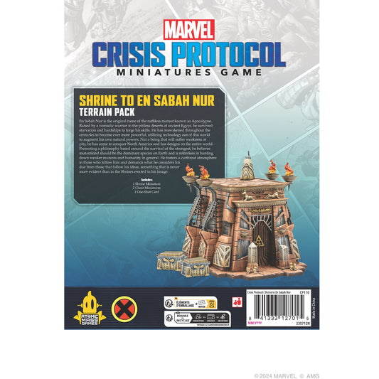 Marvel: Crisis Protocol - Shrine to En Sabah Nur Terrain Pack - Mô Hình Địa Hình Đền Thờ En Sabah Nur - Atomic Mass Games - Hình ảnh chi tiết 2