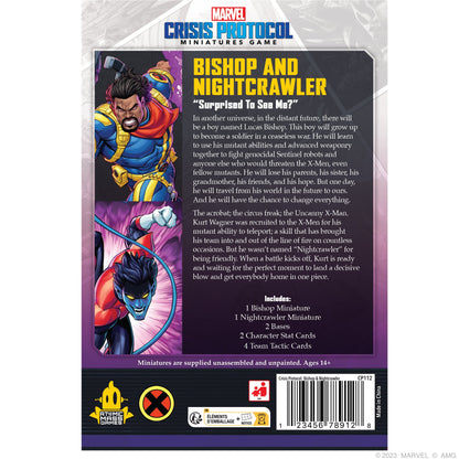 Marvel: Crisis Protocol - Bishop & Nightcrawler | Board Game Chiến Thuật | Atomic Mass Games - Hình ảnh chi tiết 2