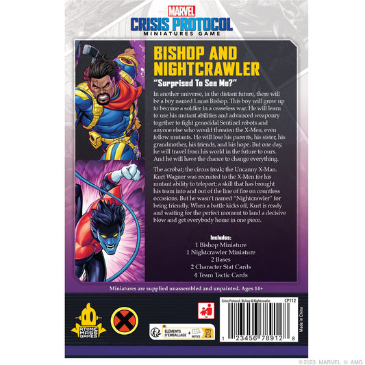 Marvel: Crisis Protocol - Bishop & Nightcrawler | Board Game Chiến Thuật | Atomic Mass Games - Hình ảnh chi tiết 2