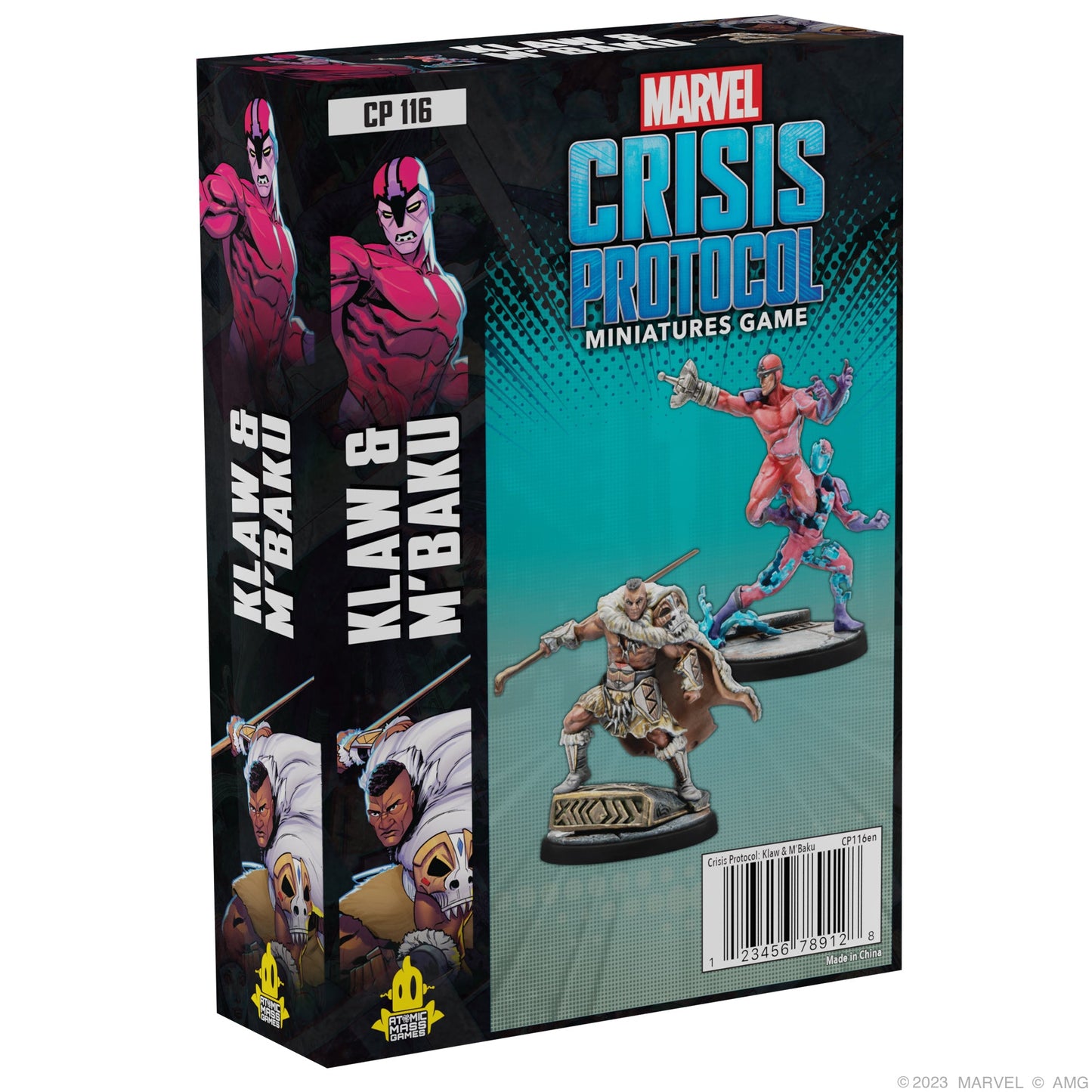 Marvel Crisis Protocol Klaw & M'Baku CHARACTER PACK - Board Game Chiến Thuật - Atomic Mass Games - Hình ảnh sản phẩm