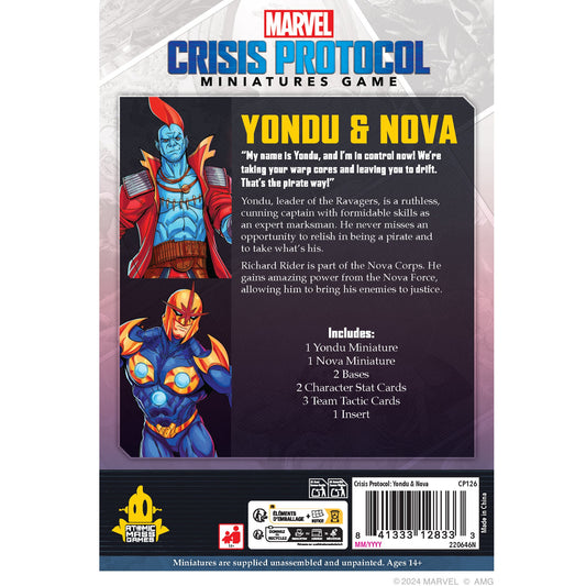 Marvel: Crisis Protocol - Yondu & Nova | Board Game Chiến Thuật | Atomic Mass Games - Hình ảnh chi tiết 2