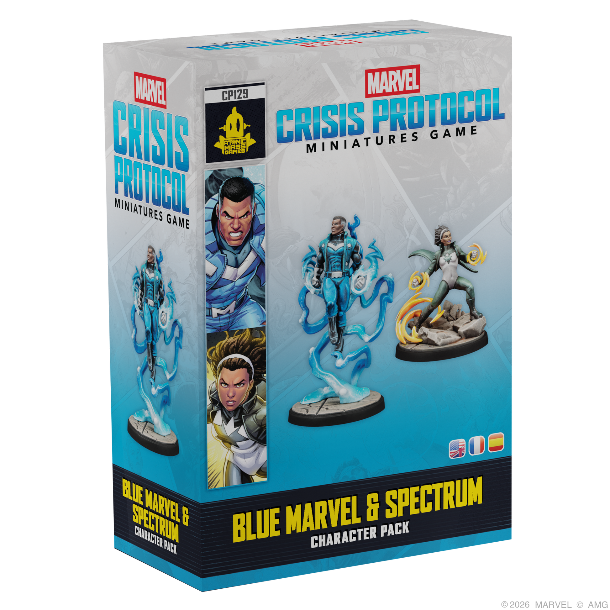 Marvel: Crisis Protocol - Blue Marvel & Spectrum | Mô Hình Board Game Chiến Thuật | Atomic Mass Games - Hình ảnh sản phẩm