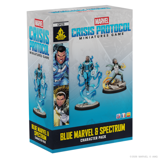 Marvel: Crisis Protocol - Blue Marvel & Spectrum | Mô Hình Board Game Chiến Thuật | Atomic Mass Games - Hình ảnh sản phẩm