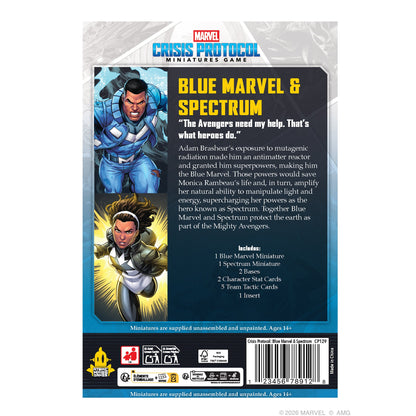 Marvel: Crisis Protocol - Blue Marvel & Spectrum | Mô Hình Board Game Chiến Thuật | Atomic Mass Games - Hình ảnh chi tiết 2