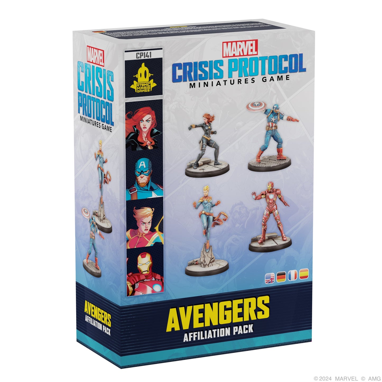 Marvel: Crisis Protocol – Avengers Affiliation Pack - Bộ Mô Hình Chiến Thuật Siêu Anh Hùng - Atomic Mass Games - Hình ảnh sản phẩm