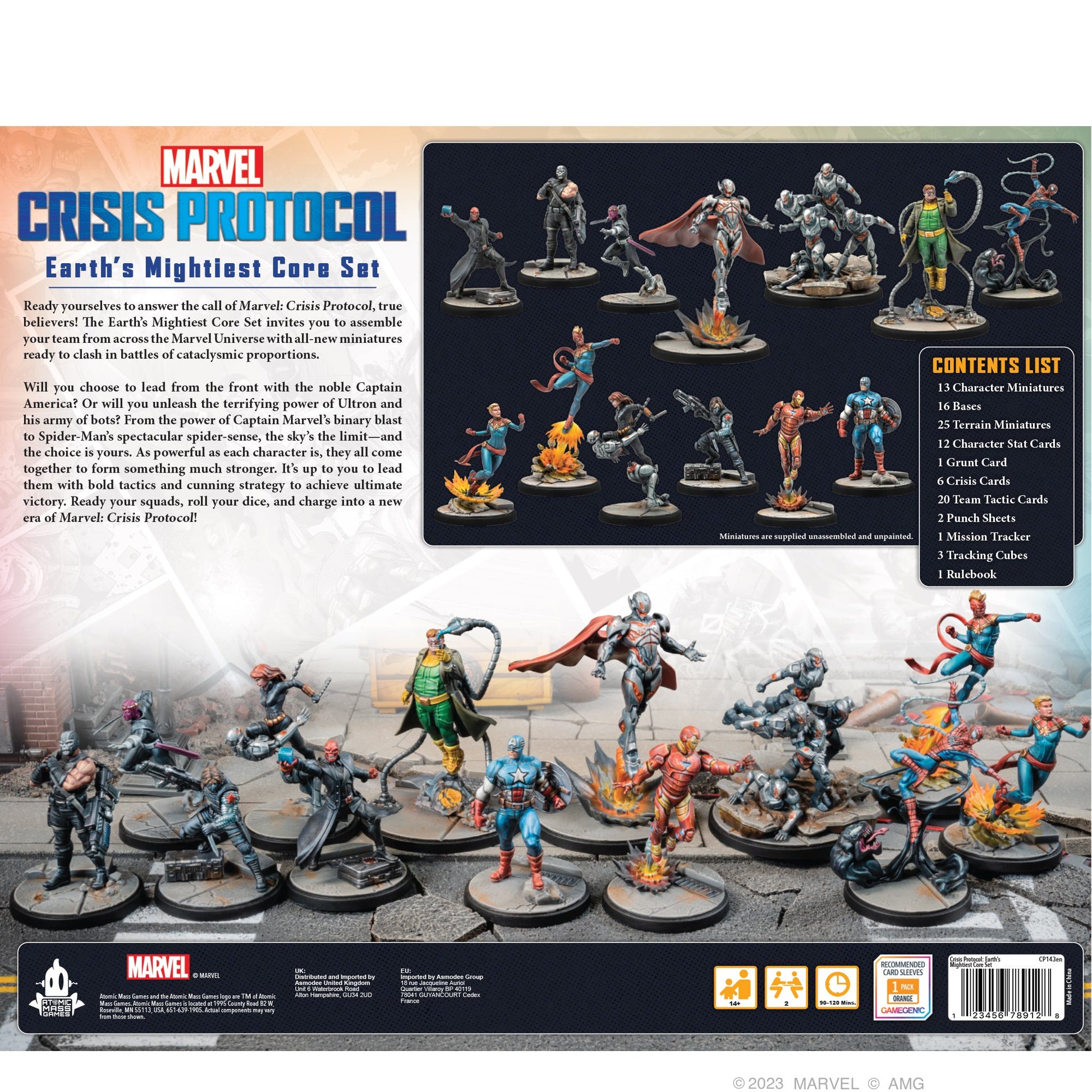 Marvel: Crisis Protocol Miniatures Game - Earth's Mightiest Core Set - Bộ Cờ Sa Bàn Chiến Thuật - Atomic Mass Games - Hình ảnh chi tiết 2