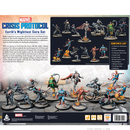 Marvel: Crisis Protocol Miniatures Game - Earth's Mightiest Core Set - Bộ Cờ Sa Bàn Chiến Thuật - Atomic Mass Games - Hình ảnh chi tiết 2