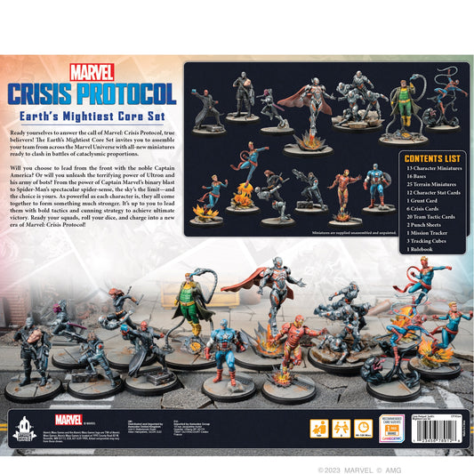 Marvel: Crisis Protocol Miniatures Game - Earth's Mightiest Core Set - Bộ Cờ Sa Bàn Chiến Thuật - Atomic Mass Games - Hình ảnh chi tiết 2