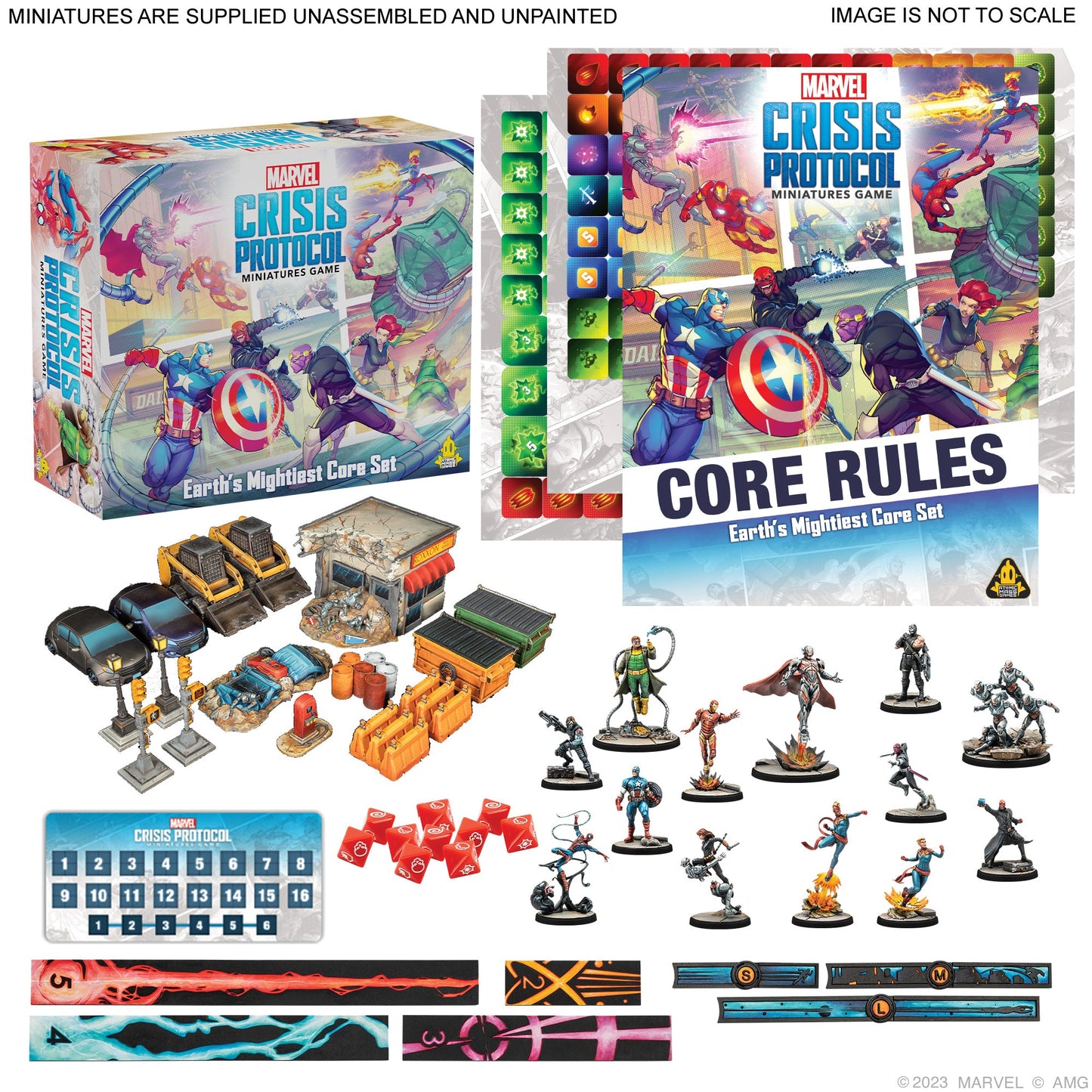 Marvel: Crisis Protocol Miniatures Game - Earth's Mightiest Core Set - Bộ Cờ Sa Bàn Chiến Thuật - Atomic Mass Games - Góc nhìn khác 3