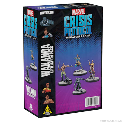 Marvel Crisis Protocol Wakanda Affiliation Pack - Board Game Chiến Thuật - Atomic Mass Games - Hình ảnh sản phẩm