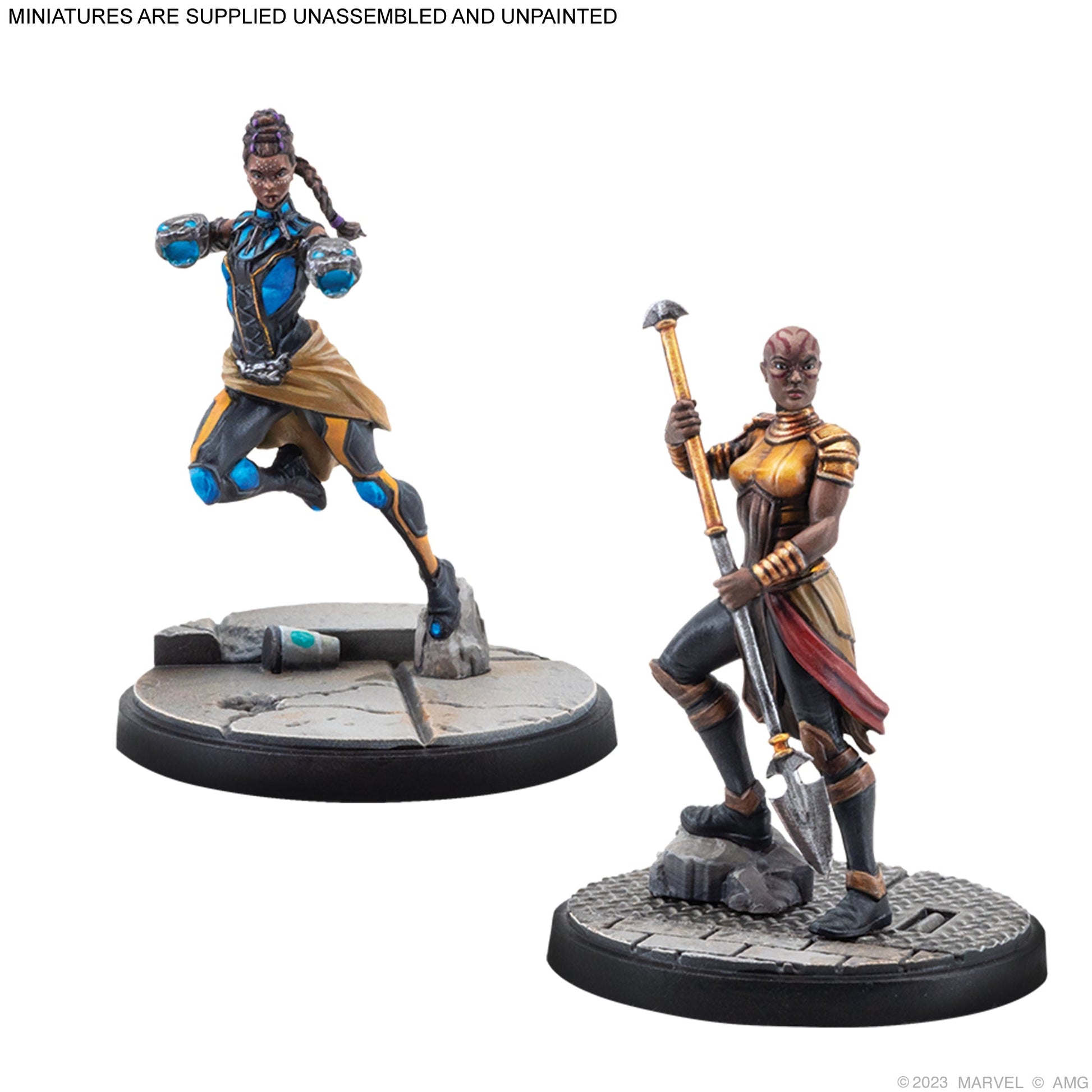 Marvel Crisis Protocol Wakanda Affiliation Pack - Board Game Chiến Thuật - Atomic Mass Games - Góc nhìn khác 3