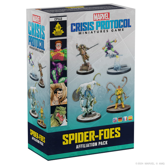 Marvel: Crisis Protocol – Spider-Foes Affiliation Pack - Bộ Mô Hình Chiến Thuật - Atomic Mass Games