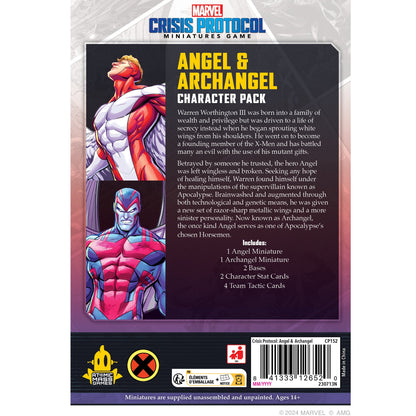 Marvel: Crisis Protocol - Angel & Archangel | Mô Hình Board Game Chiến Thuật | Atomic Mass Games - Hình ảnh chi tiết 2