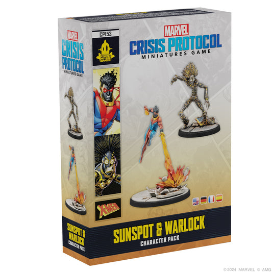 Marvel: Crisis Protocol – Sunspot & Warlock | Board Game Chiến Thuật & Mô Hình Figure | Atomic Mass Games