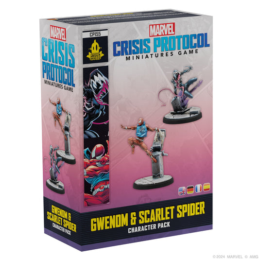 Marvel: Crisis Protocol – Gwenom & Scarlet Spider Character Pack - Board game chiến thuật - Atomic Mass Games