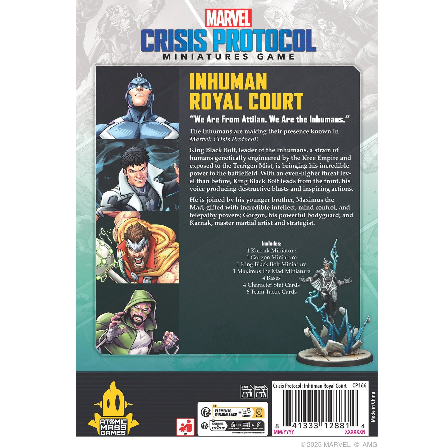 Marvel: Crisis Protocol - Inhuman Royal Court Board Game Chiến Thuật Atomic Mass Games - Hình ảnh chi tiết 2