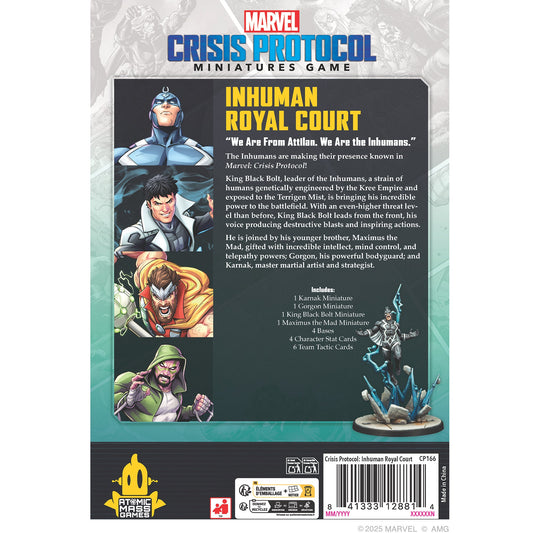 Marvel: Crisis Protocol - Inhuman Royal Court Board Game Chiến Thuật Atomic Mass Games - Hình ảnh chi tiết 2