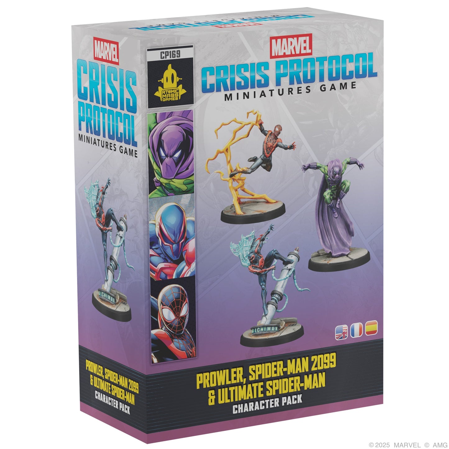 Marvel: Crisis Protocol - Prowler, Spider-Man 2099 & Ultimate Spider-Man - Bộ Mở Rộng Mô Hình Chiến Thuật - Atomic Mass Games - Hình ảnh sản phẩm